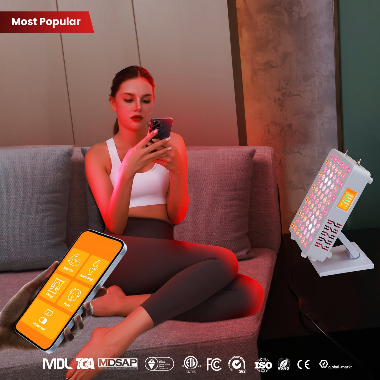 Desktop Red-light Portable Panel