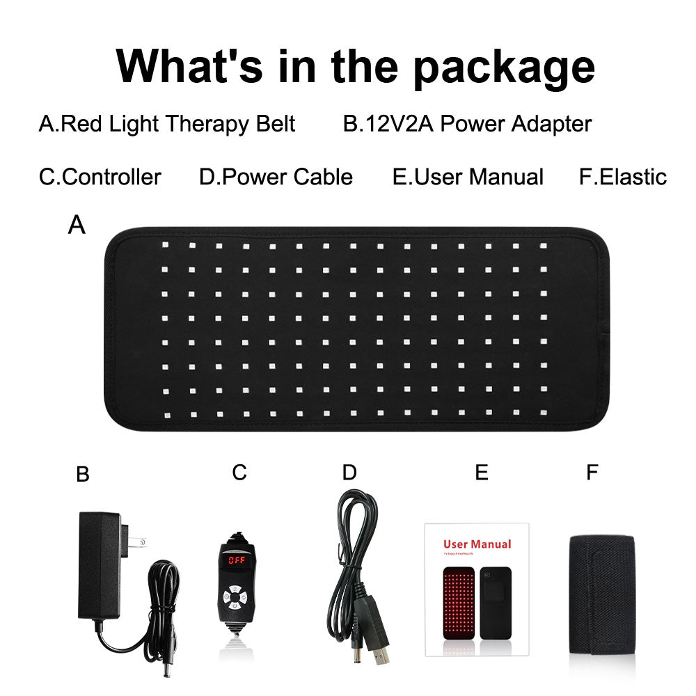 Wrap around LED battery powered Belt