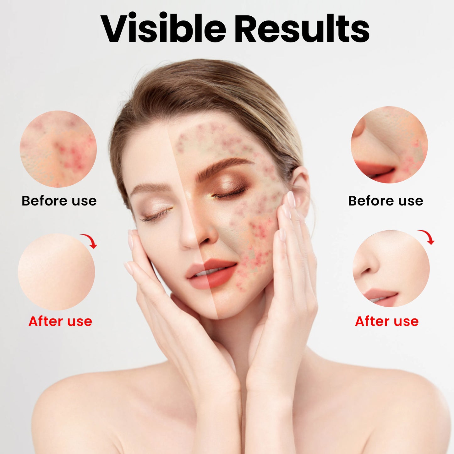 Red Light Therapy Face Mask with Décolletage Set