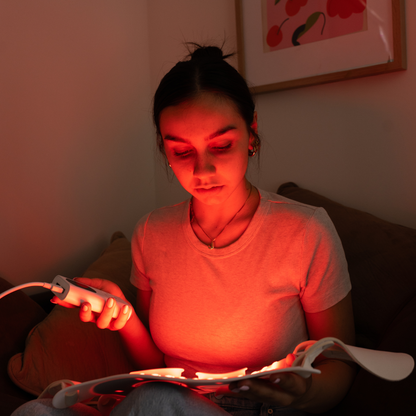 Red Light Therapy Face Mask with Décolletage Set