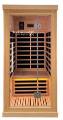 Ultra Low EMF Full glass Infared Sauna 1 person