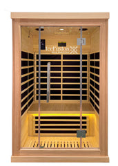 Ultra Low EMF Full glass Infared Sauna 3 person